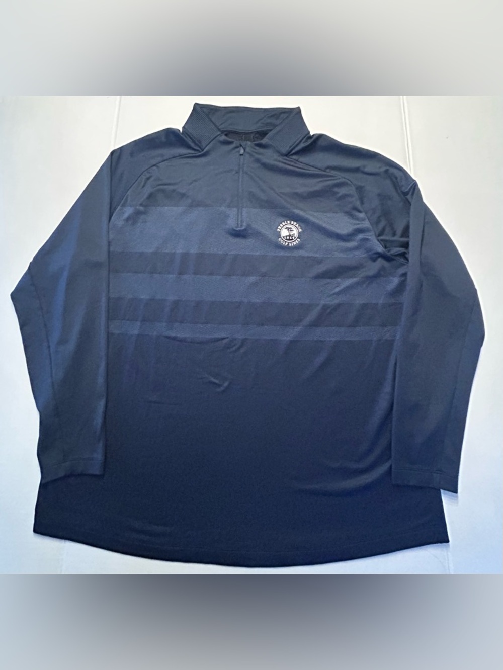 Men’s Nike navy blue Pebble Beach Golf performance quarter-zip pullover XXL